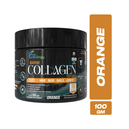 Thepureology Collagen Powder Orange Flavour 100g