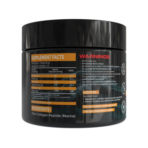 Thepureology Collagen Powder Orange Flavour 100g