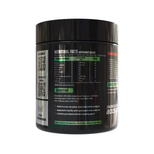 Thepureology Creatine Monohydrate Micronised   300g Mojito Flavour