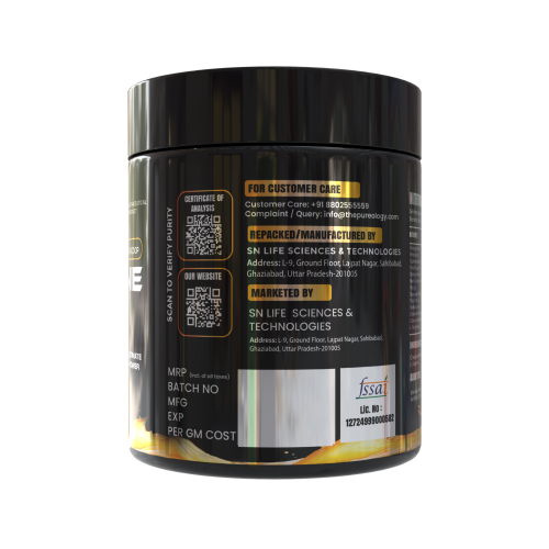 Thepureology Creatine + Glucose Creatine  300g Blast Orange Flavour