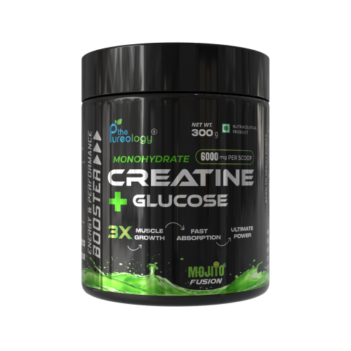 Thepureology Creatine + Glucose Creatine  300g, Mojito