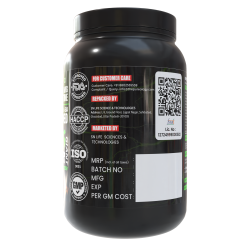 thepureology Giant Mass Gainer Weight Gainers/Mass Gainers  1kg Belgian Chocolate