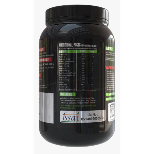 thepureology Giant Mass Gainer Weight Gainers/Mass Gainers  (1 kg, Banana Cream and cookies)
