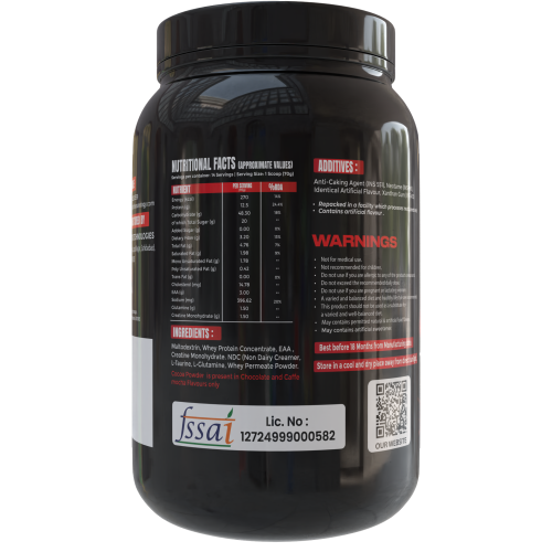 Thepureology Lean Mass Gainer Weight Gainers/Mass Gainers Kesar Kulfi Flavour 1kg