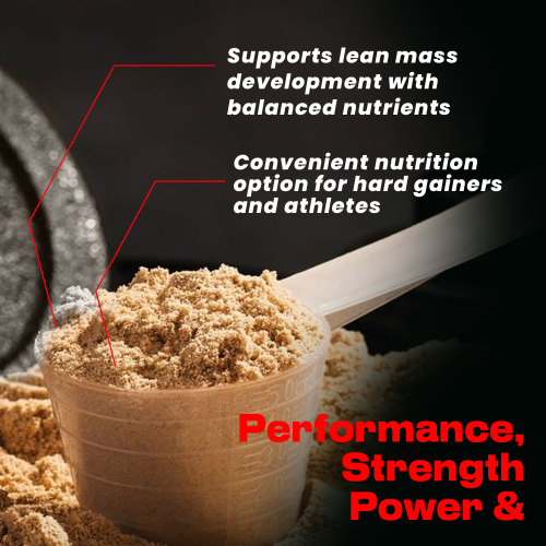 Thepureology Lean Mass Gainer Weight Gainers/Mass Gainers Cream Cookies & Banana Flavour 3kg