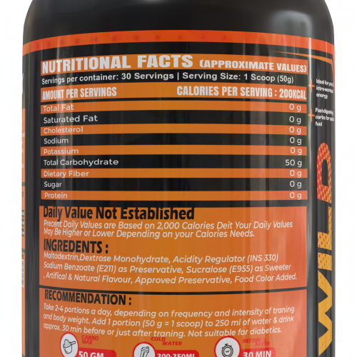 Thepureology Gaining Maxx Gainer Orange Flavour 1kg