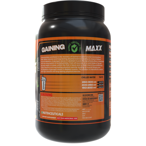 Thepureology Gaining Maxx Gainer Orange Flavour 1kg