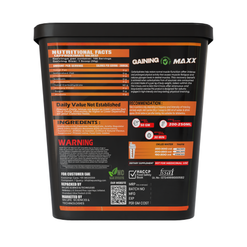 Thepureology Gaining Maxx Gainer Orange Flavour 5kg
