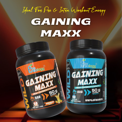 Thepureology Gaining Maxx Gainer Unflavoured 1kg