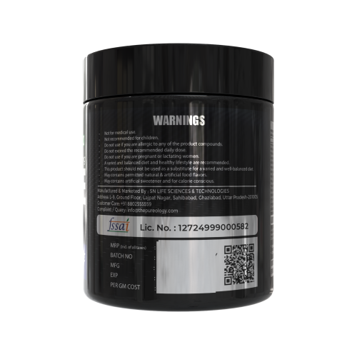 L-Arginine + 2000 MG Citrulline  Blueberry 300gm