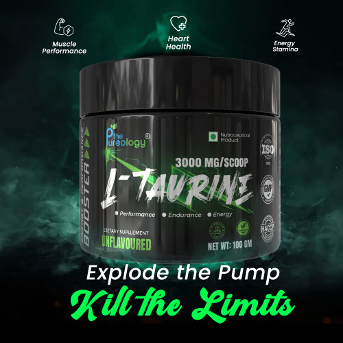 L-Taurine Unflavoured (100gm, 33 servings)