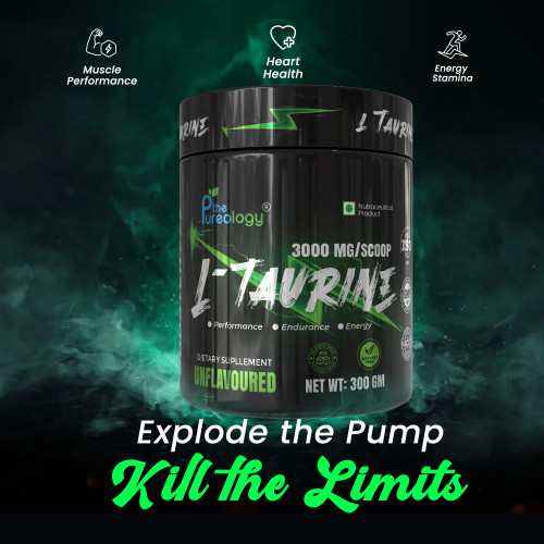 L-Taurine Unflavoured (300gm, 100 servings)