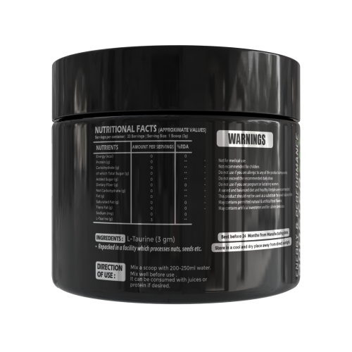 L-Taurine Unflavoured (100gm, 33 servings)