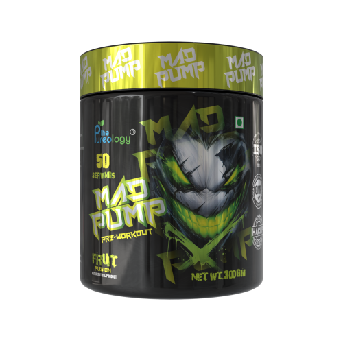 Thepureology Mad Pump Pre Workout Pre Workout 300g Fruit Fusion