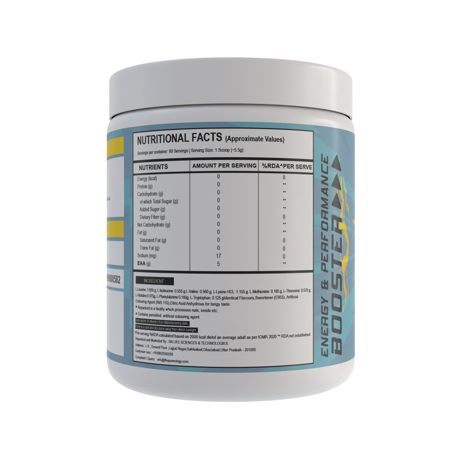 thepureology EAA | EAA (Essential Amino Acids)  (300 g, mango) thepureology EAA | EAA (Essential Amino Acids)  (300 g, mango)