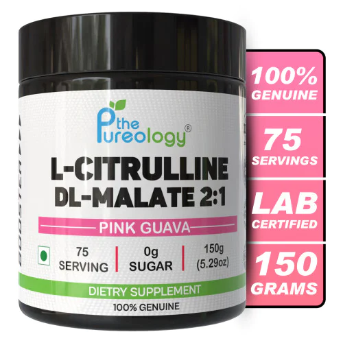 thepureology L-Citrulline DL-Malate Jar   (150 g, Pink Guava)
