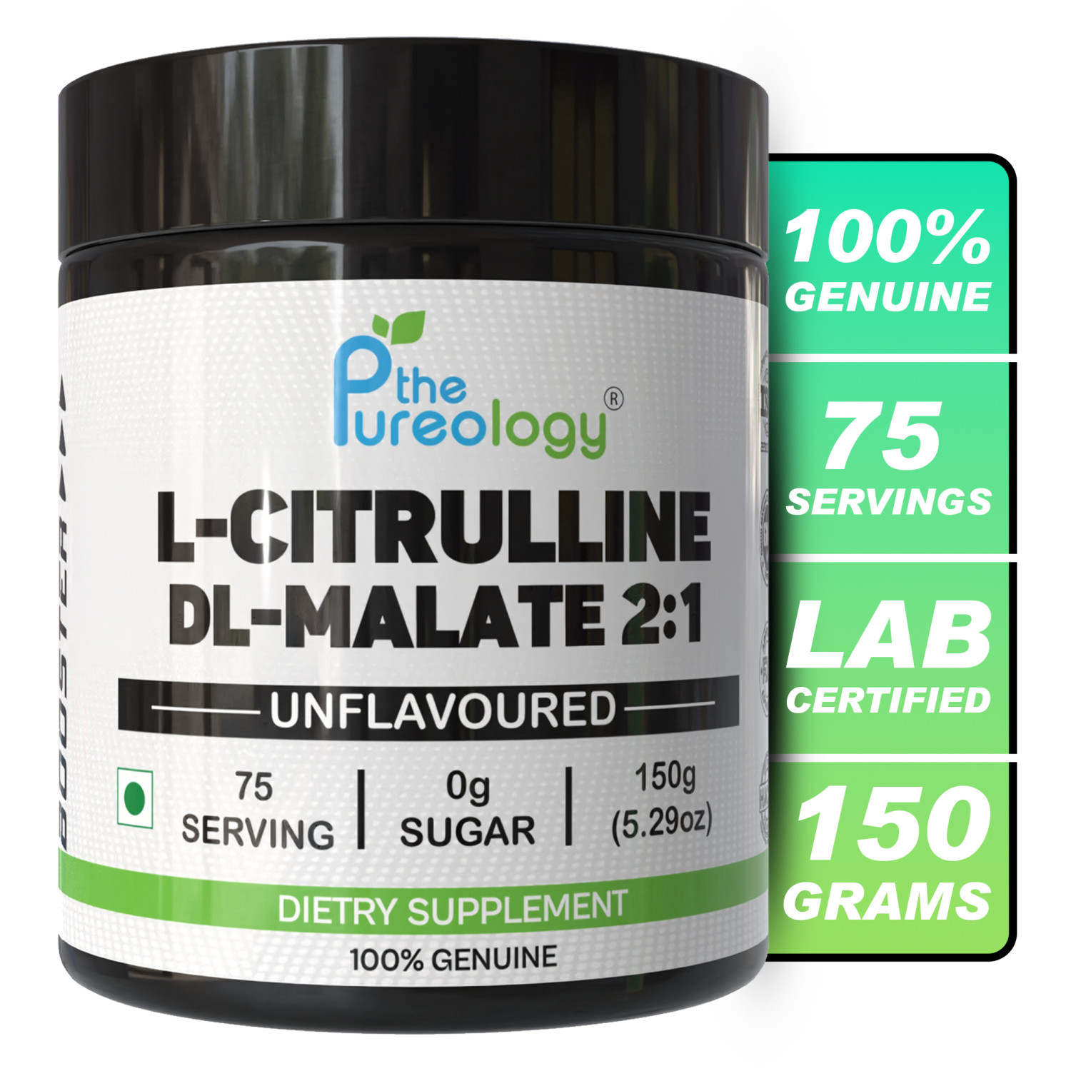 thepureology L-Citrulline DL-Malate Jar  (150 g, Unflavoured) thepureology L-Citrulline DL-Malate Jar  (150 g, Unflavoured)