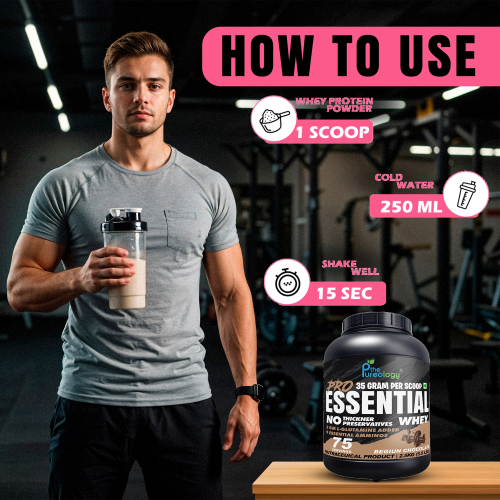 thepureology Protien | Whey Concentrate Whey Protein  ( 2.5kg, Belgian Chocolate )